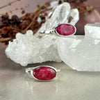 Classic Ruby Silver Setting Ring