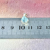 Aquamarine Triangle Pendant