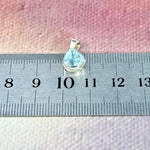 Aquamarine Triangle Pendant