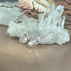 Rose Quartz Pear Cut Earrings