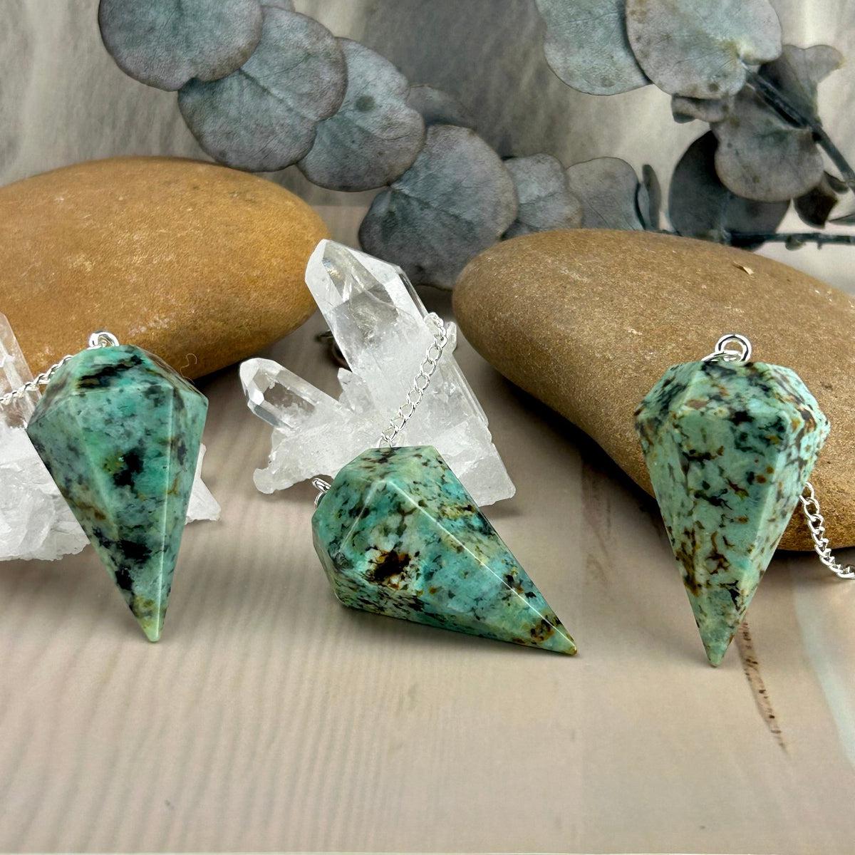Real Turquoise Pendulum