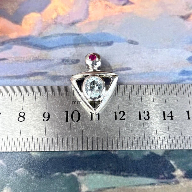 Contemporary Gemstone Pendant