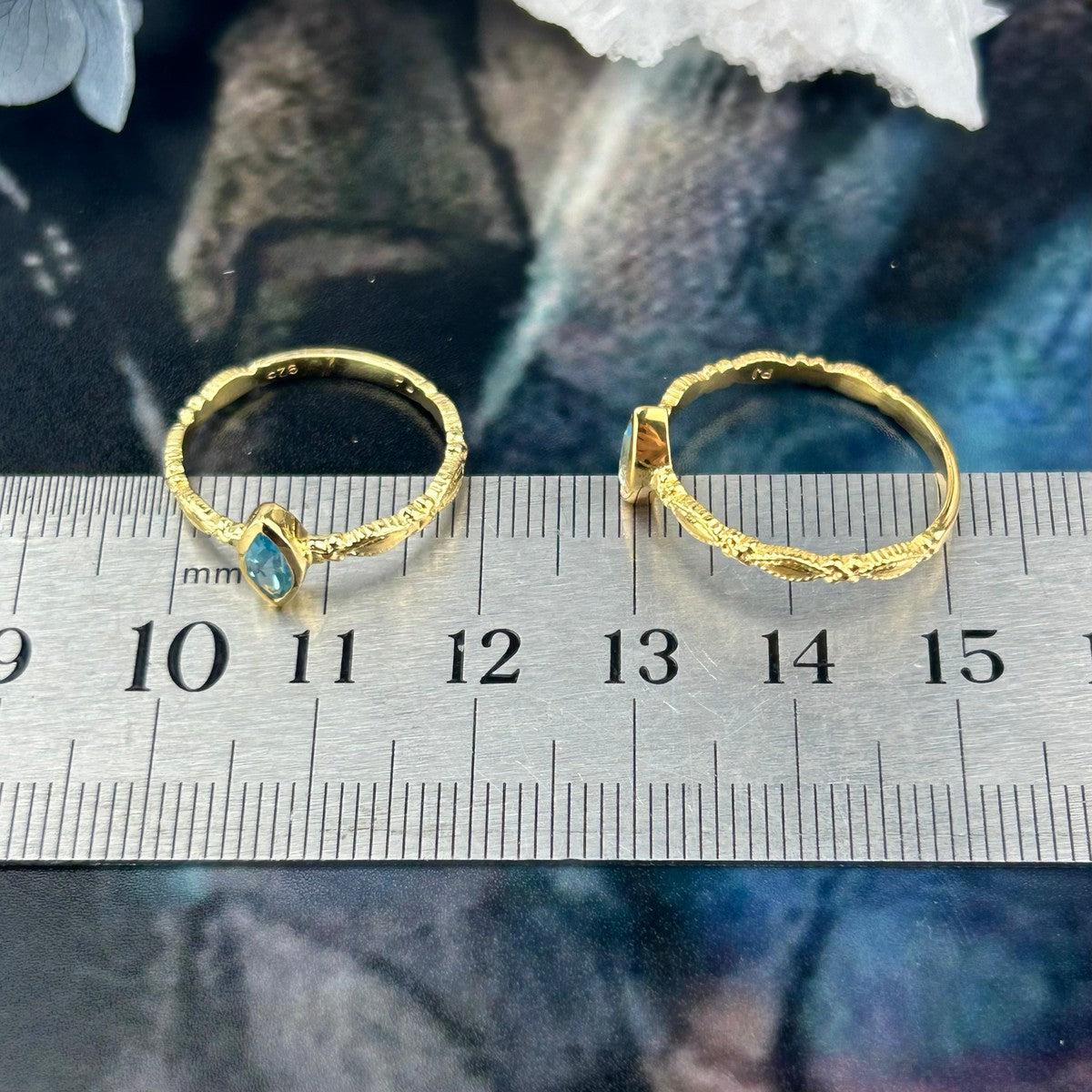 Blue Topaz Gold Jewellery