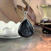 Unique Black Crystal Pendant