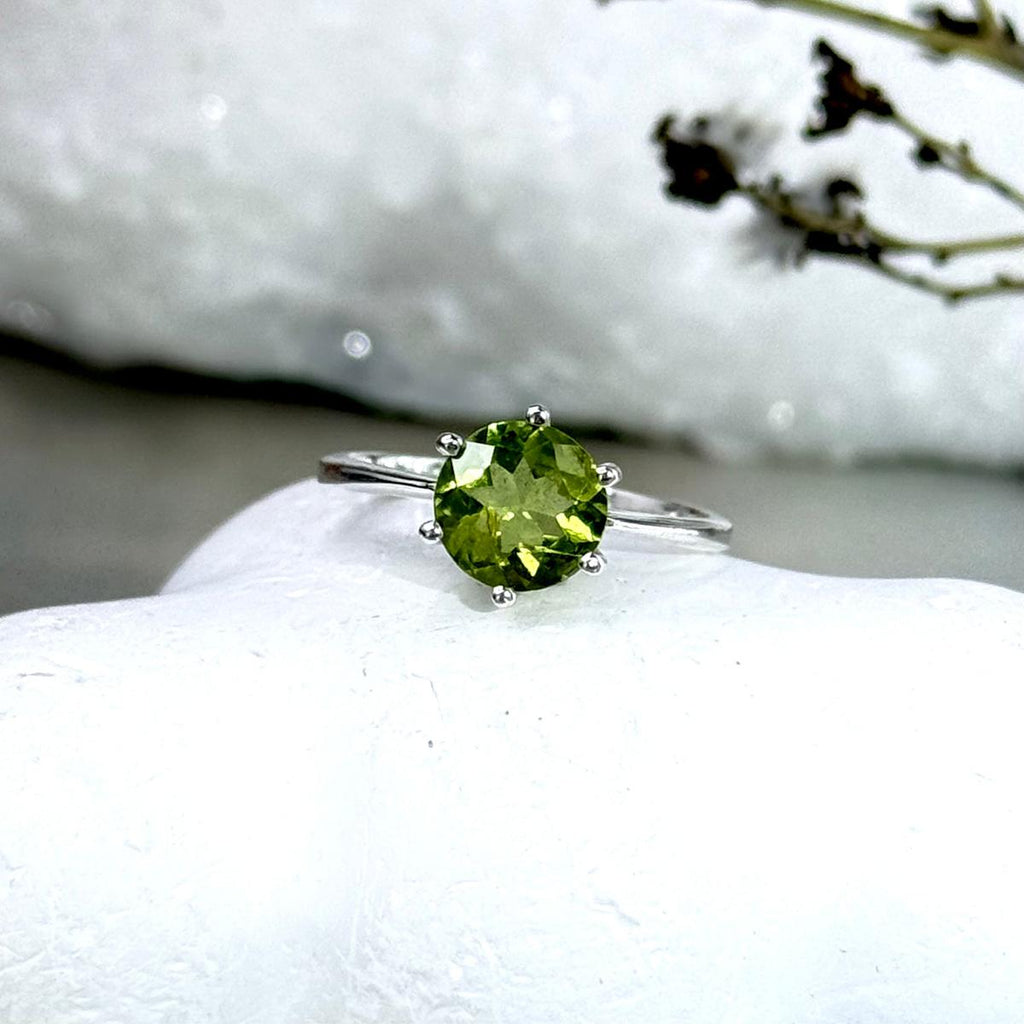Assorted Gemstone Brilliant Cut Ring