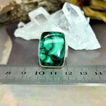 Malachite Ring For Large Finger