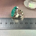 Amazonite Teardrop Rings