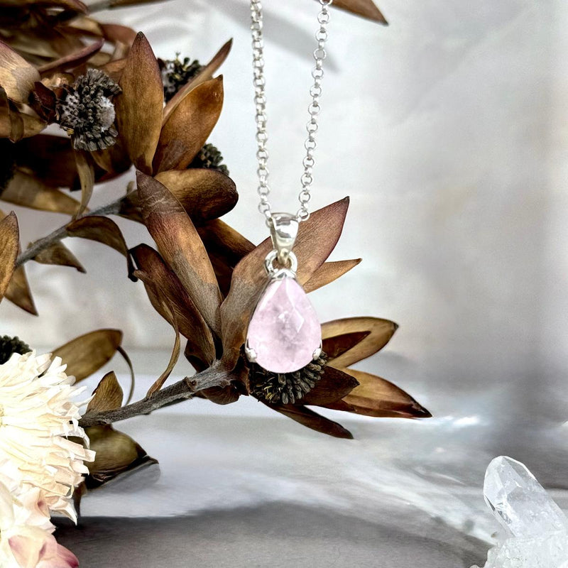 Morganite Crystal Jewellery