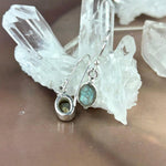 Green Labradorite Sterling Silver Earrings