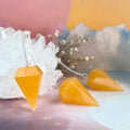 Orange Calcite Pendulum