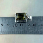 Smokey Lemon Quartz with Phantom inclusions Rectangle Ornate Pendants