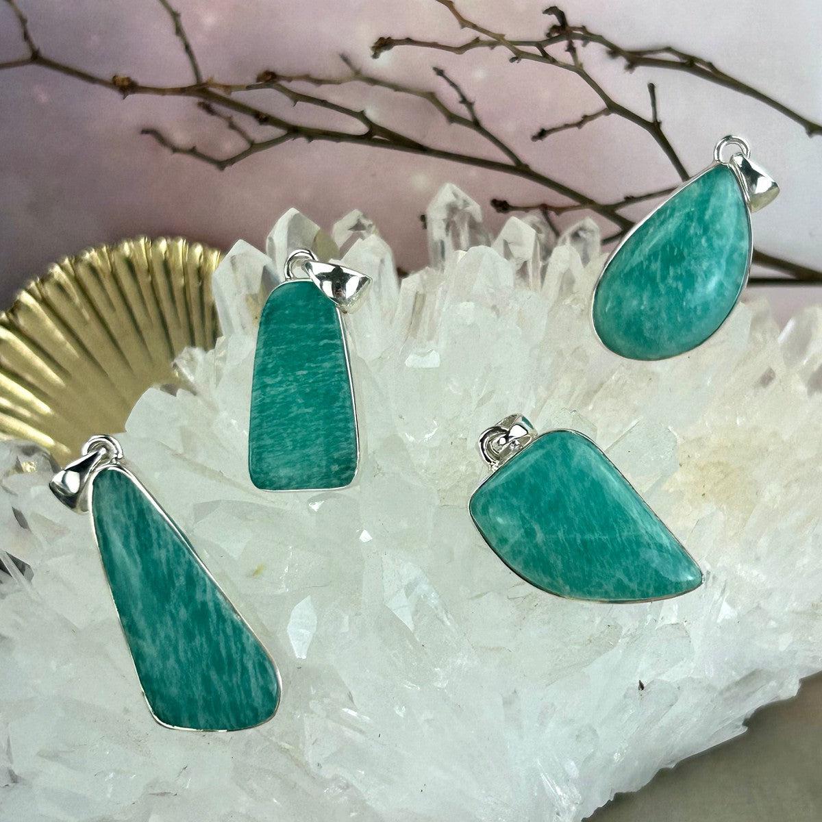 Amazonite Sterling Silver Jewellery