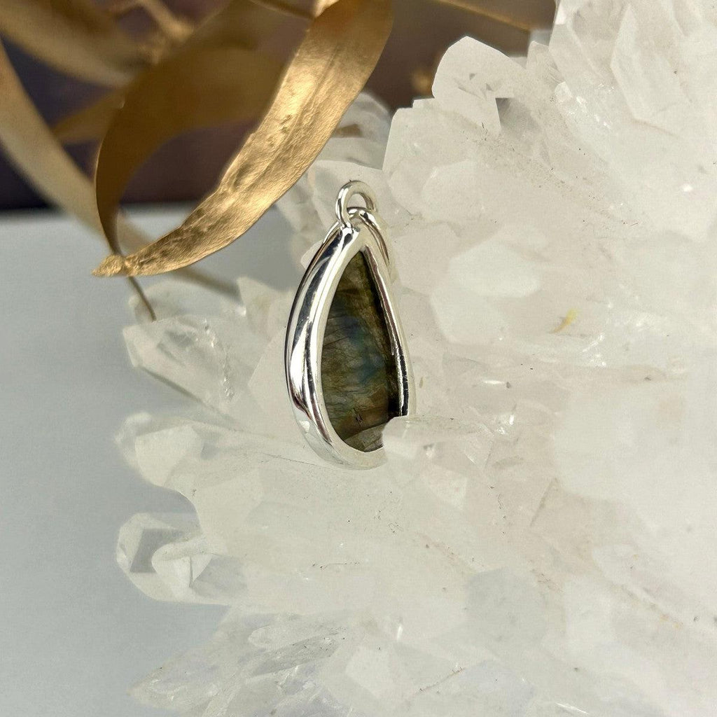 Multi Colour Labradorite Pendant