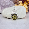 Baltic Green Amber Round Celtic Pendants