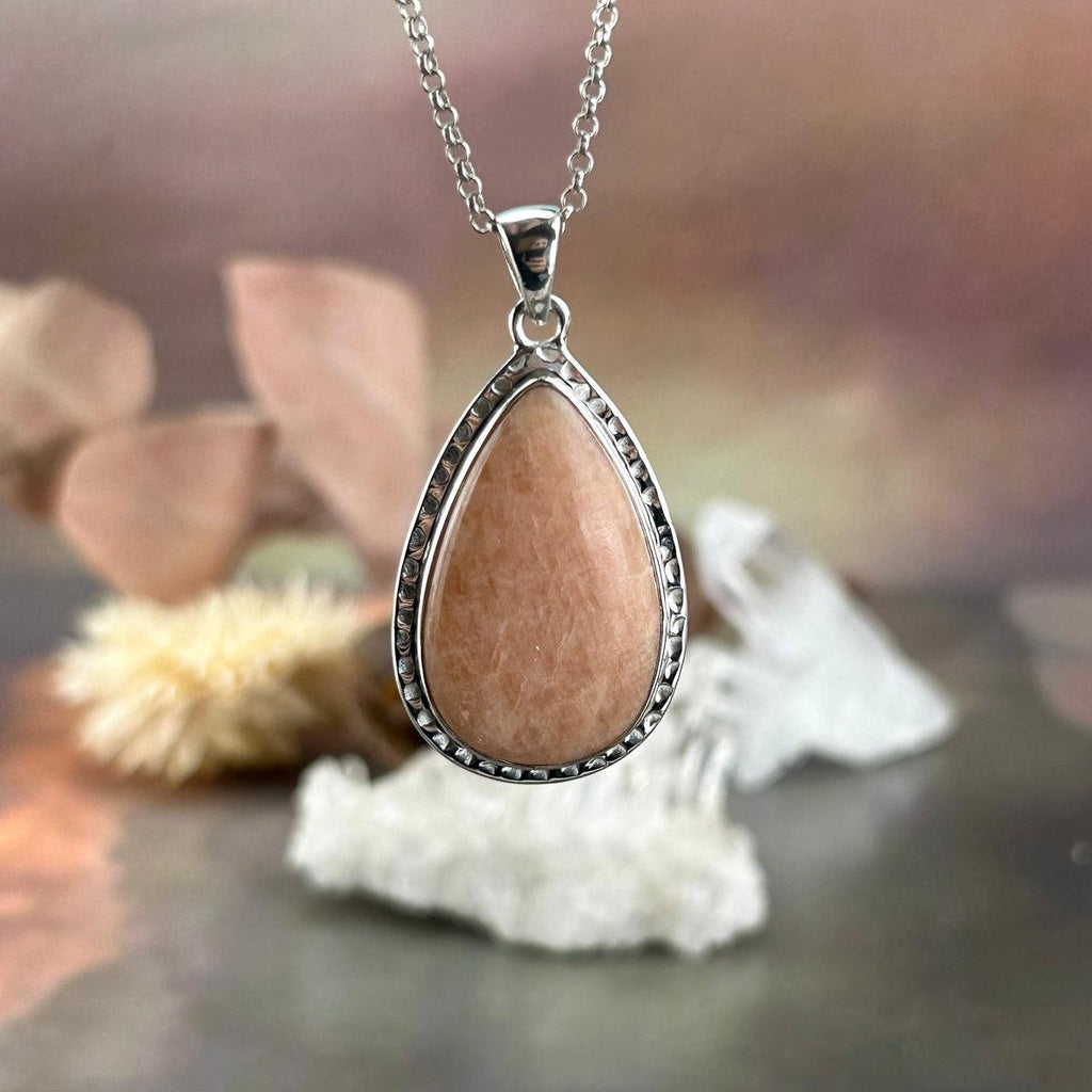 Peach Colour Crystal Jewellery