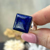 Lapis Lazuli Square Stone Ring