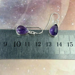 Polished Amethyst Earrings