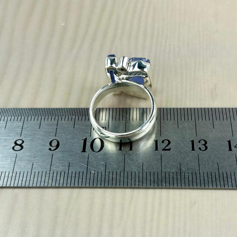 Small Finger Size Crystal Ring