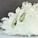 Prehnite And Epidote Earrings