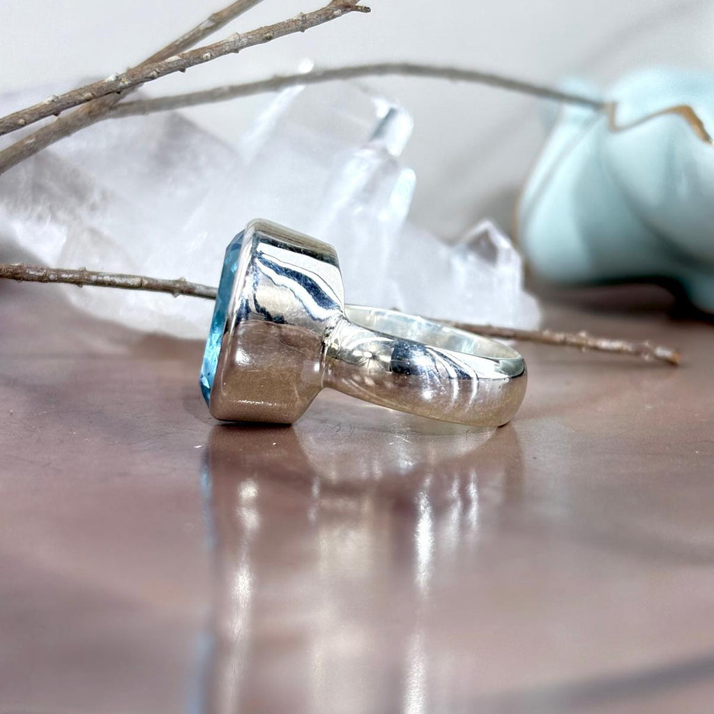 Oval Cut Gemstone Cocktail Ring