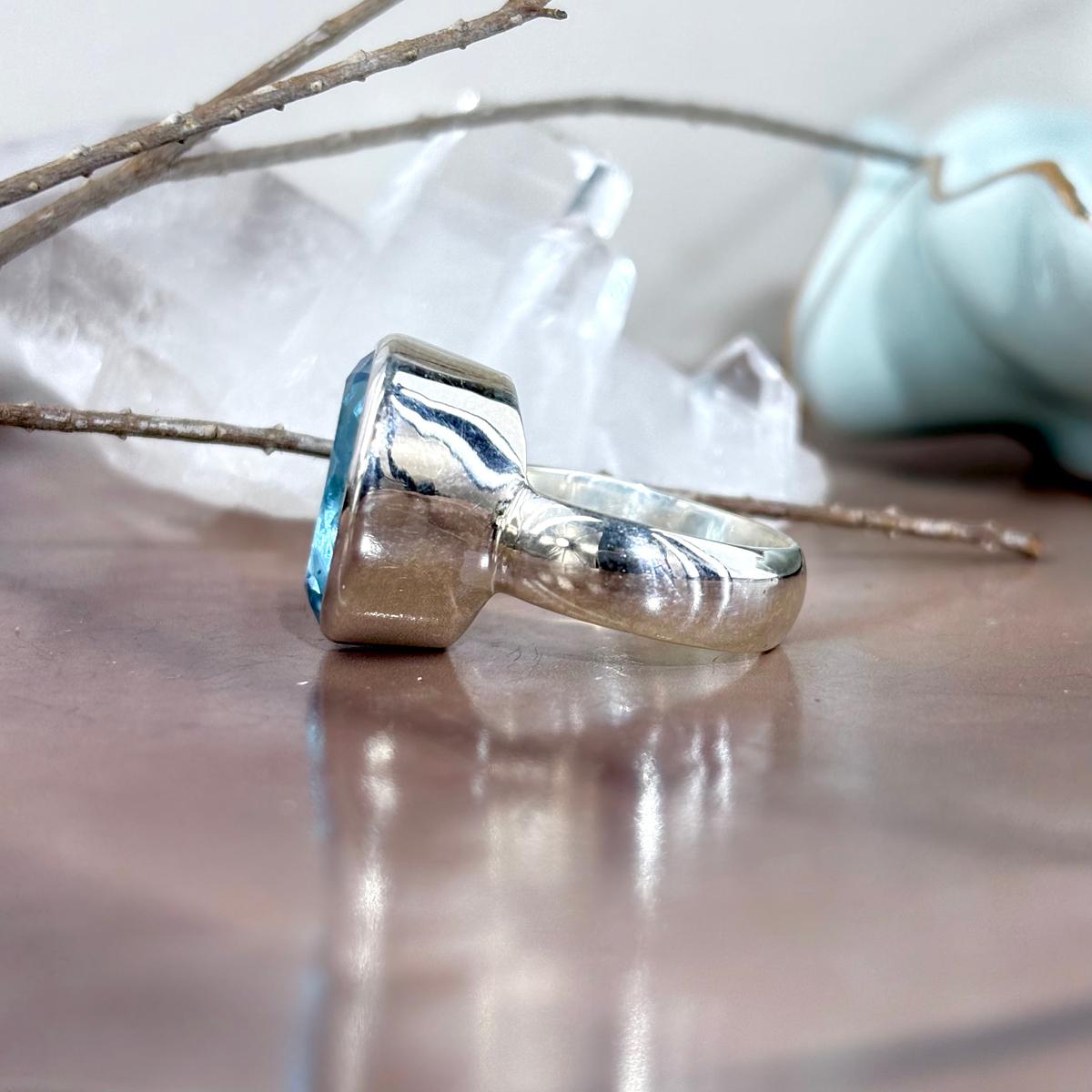 Oval Cut Gemstone Cocktail Ring