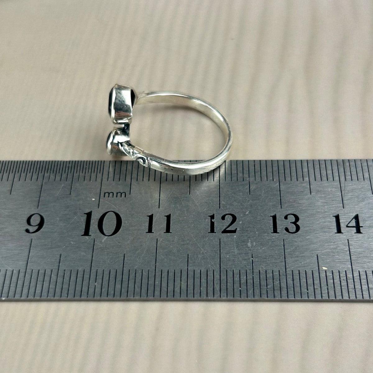 Black Stone Women's Ring