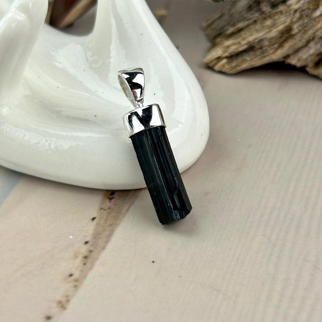 Raw Crystal Silver Pendant
