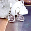 Sterling Silver Rose Quartz Earrings