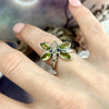 Peridot Dragonfly Ring