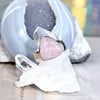 Morganite Crystal Ring