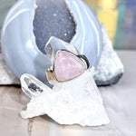 Morganite Crystal Ring
