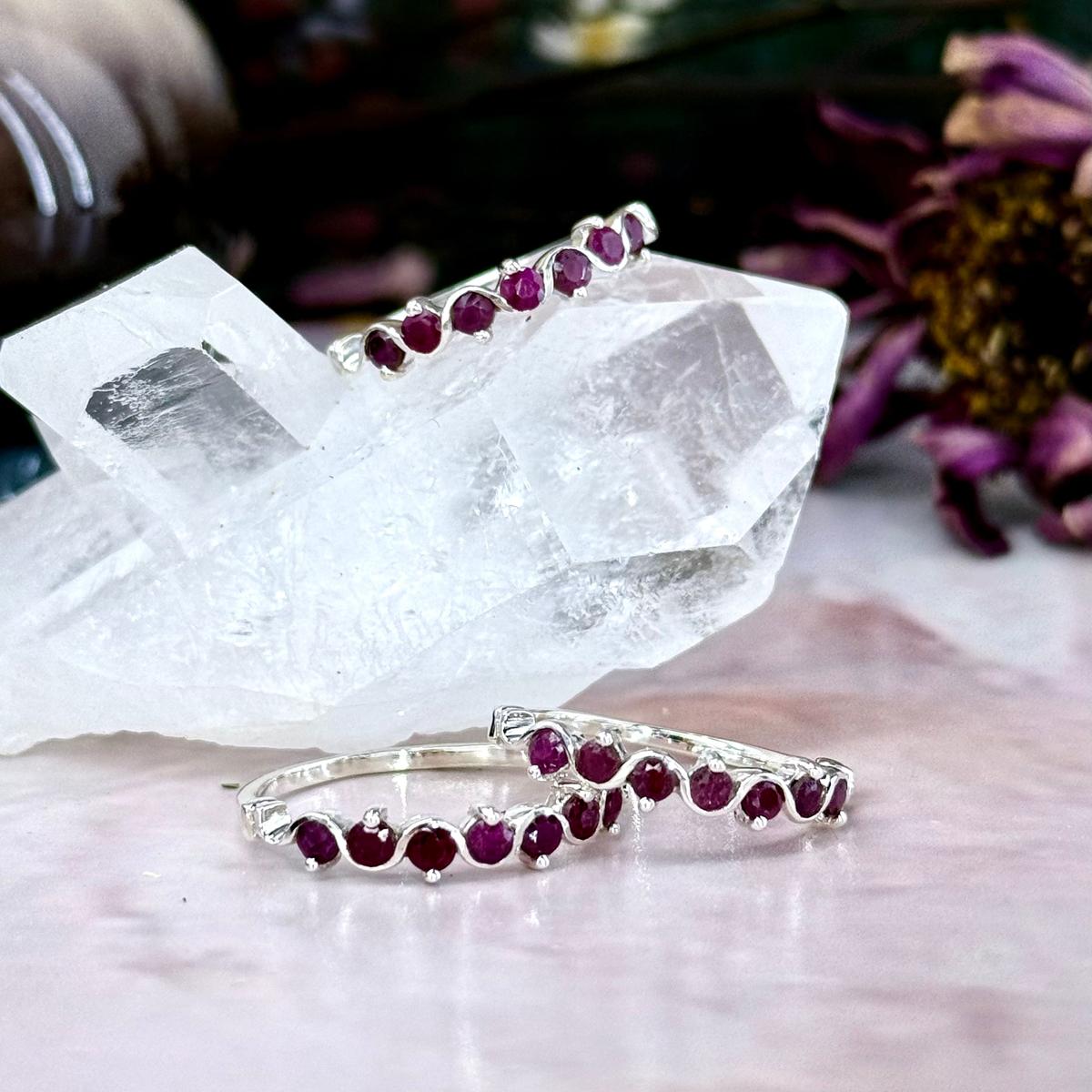Ruby Gemstone Band Ring
