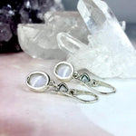 Pale Blue Gemstone Earrings