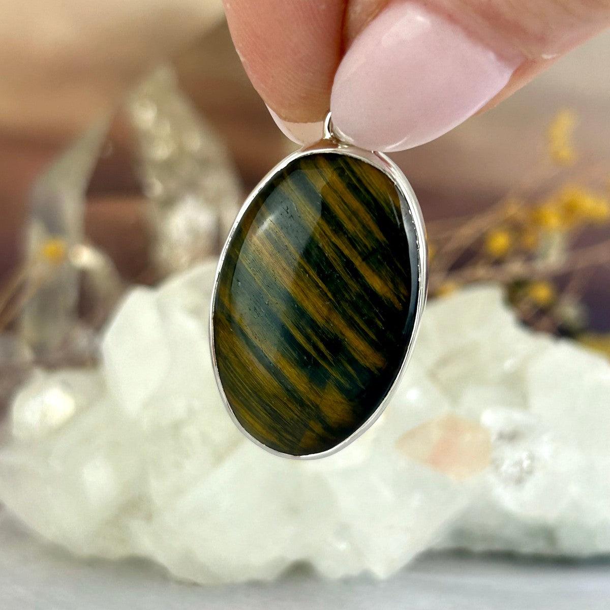 Oval Tiger's Eye Pendant