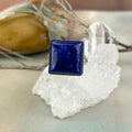 Square Stone Silver Ring