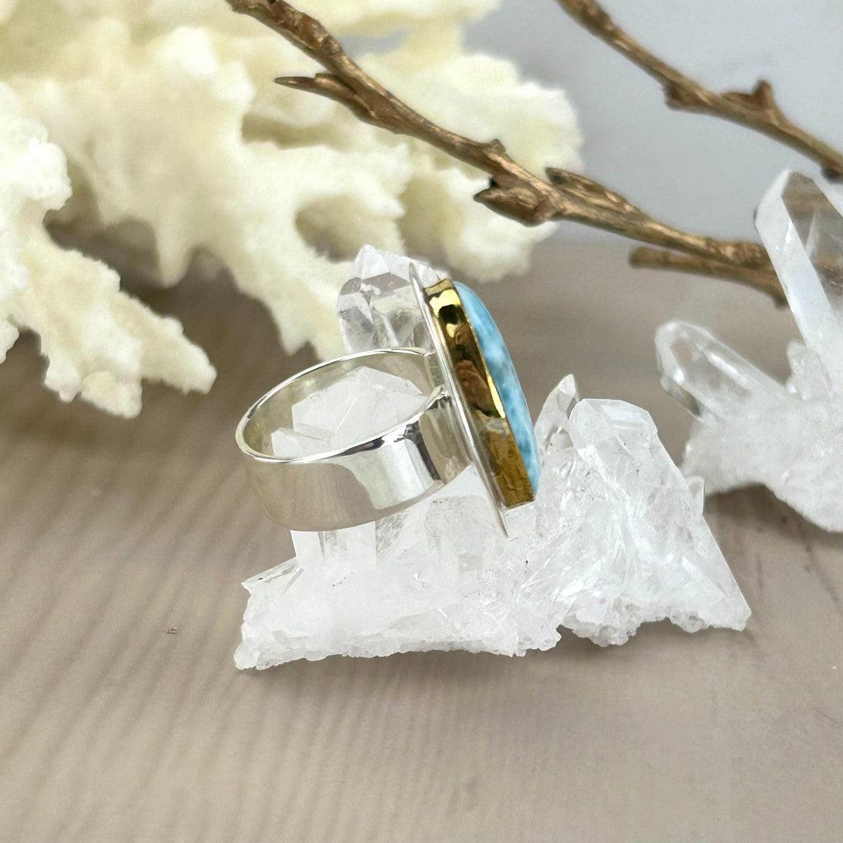 Authentic Larimar Ring