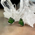 Vibrant Green Crystal Earrings