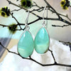 Chrysoprase Teardrop Drop Earrings