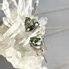 Green Amethyst Stud Earrings
