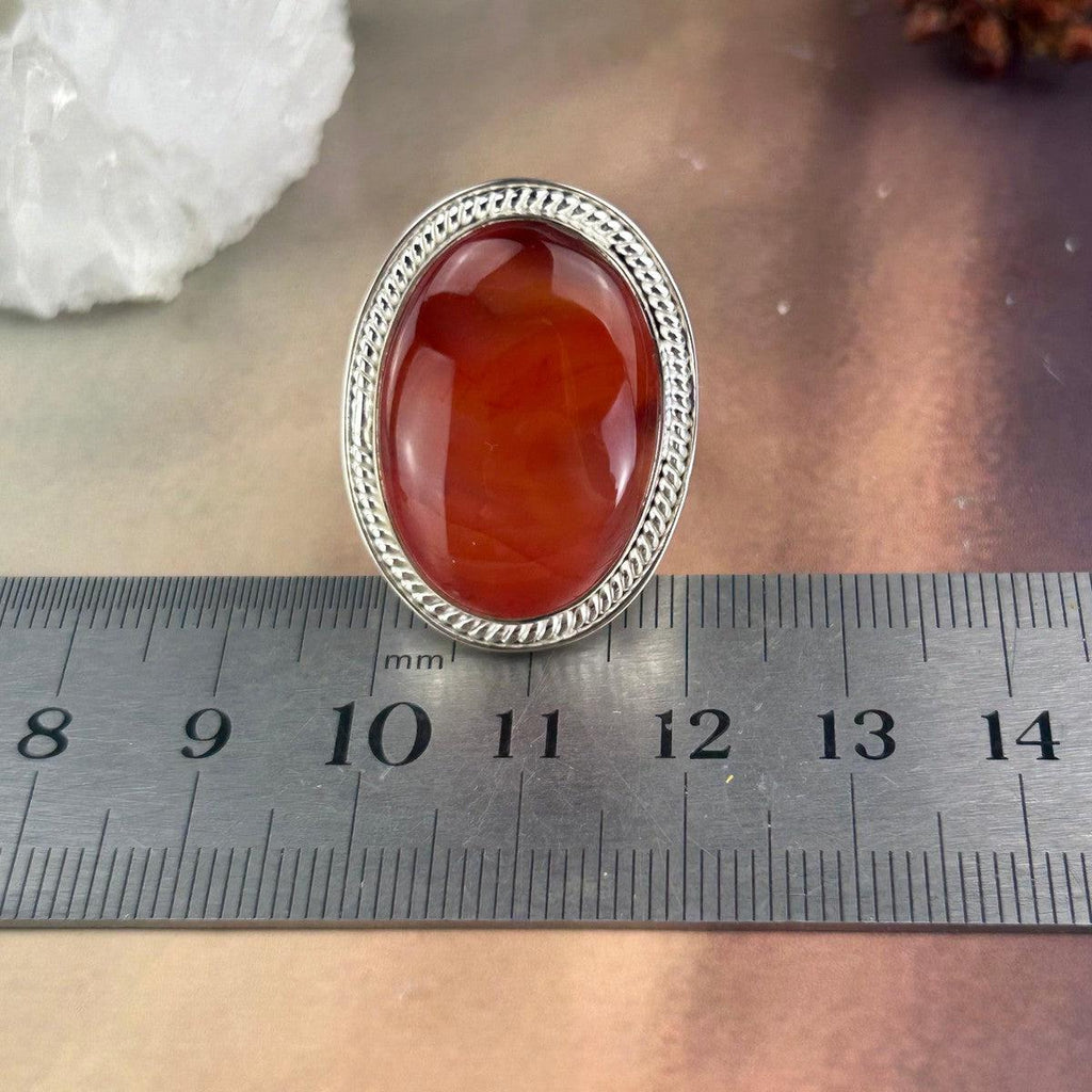 Red Carnelian Large Ring