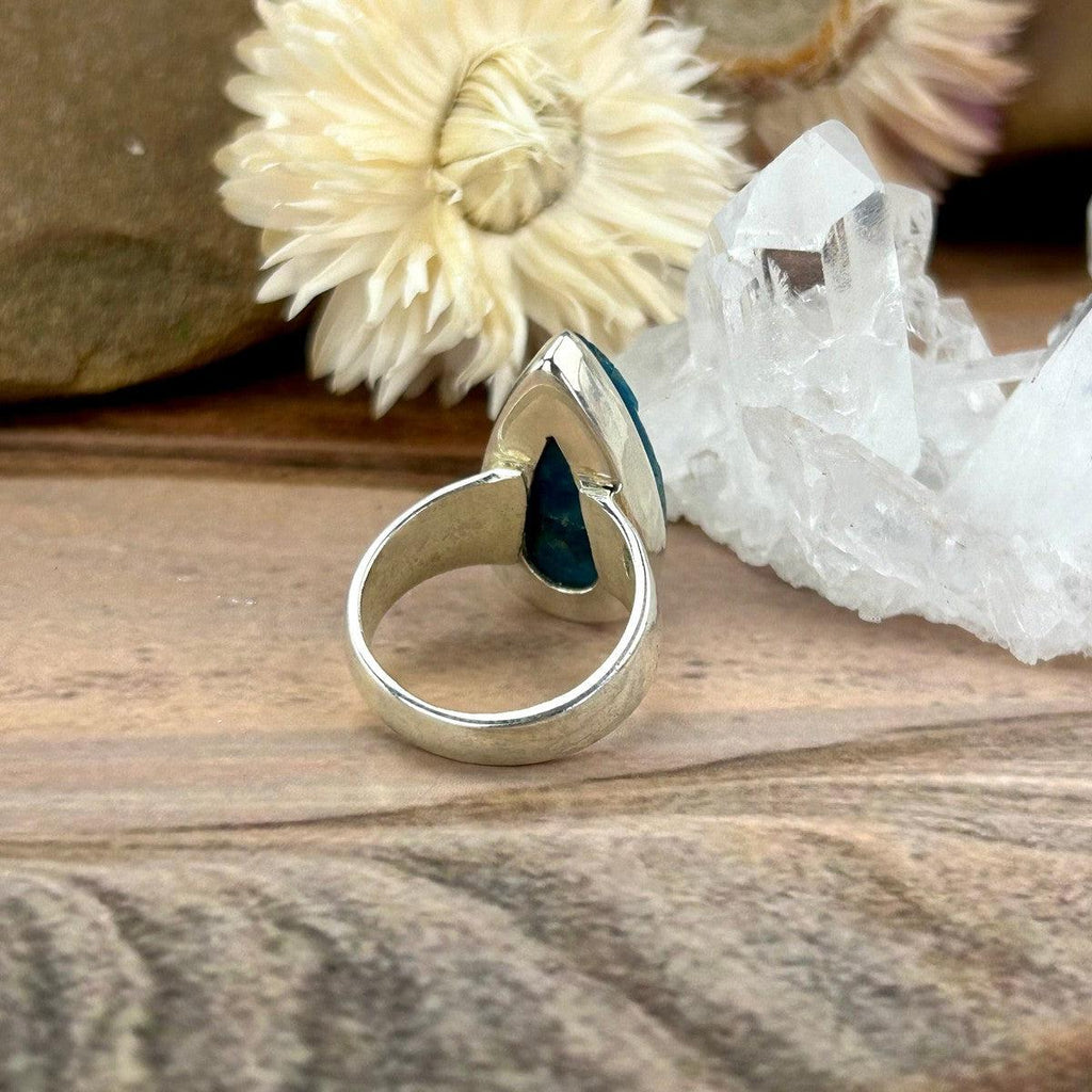 Apatite Tear Shape Ring