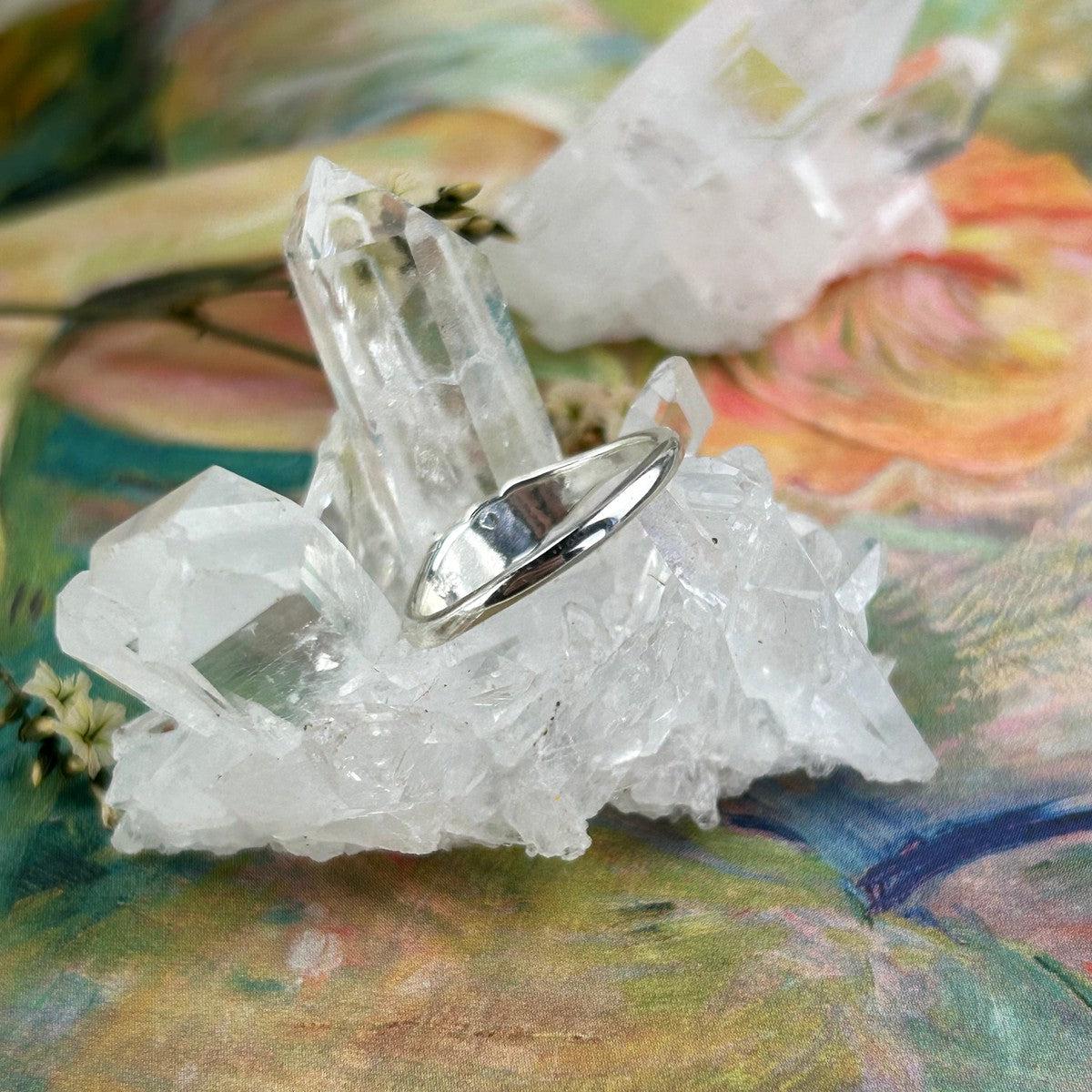 Sterling Silver Double Heart Ring