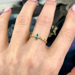 Women's Delicate Gemstone Ring