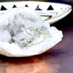 Dainty Aquamarine Earrings