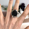 Moldavite Ring For Small Hand