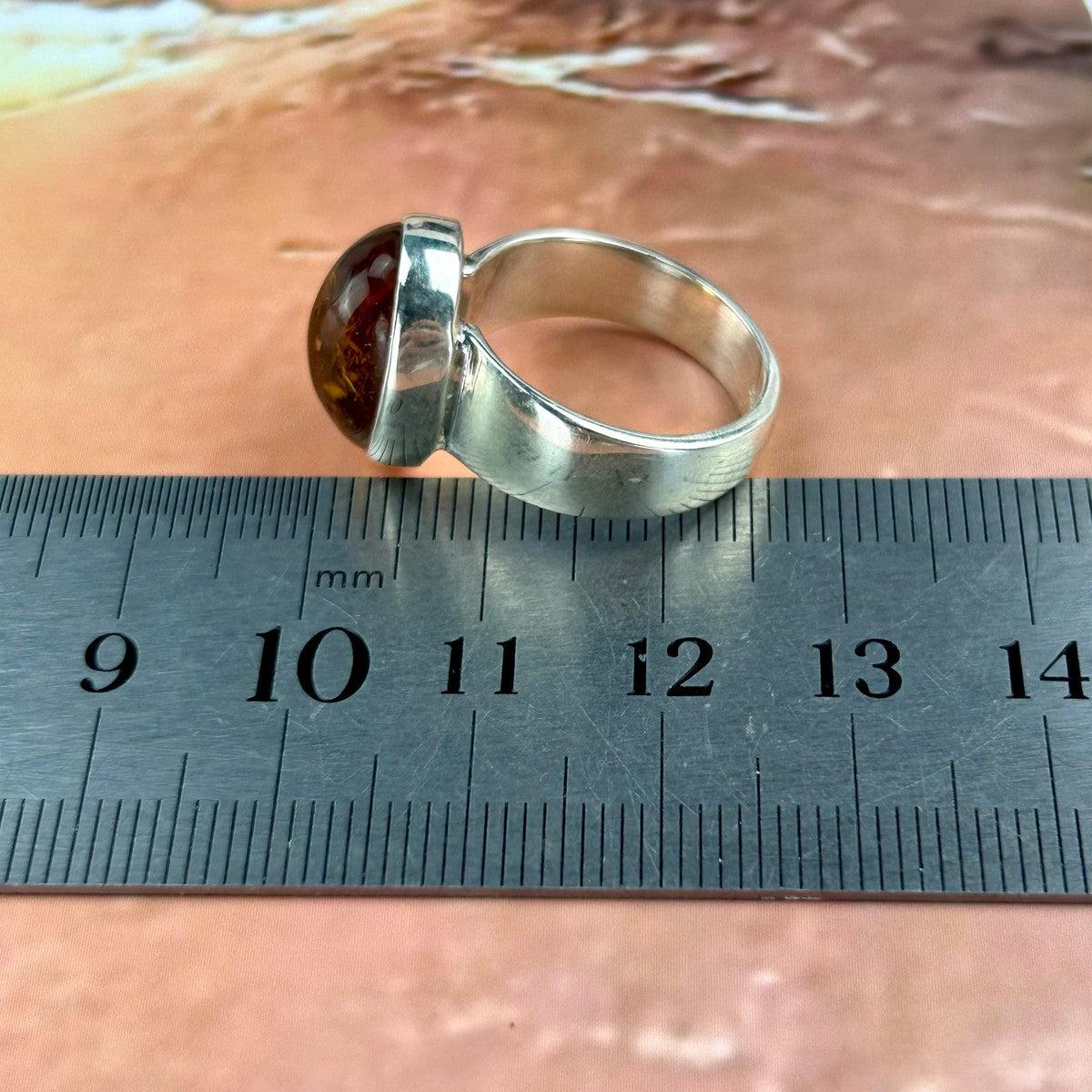 Natural Colour Citrine Ring