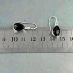 Black Stone Polished Earrings