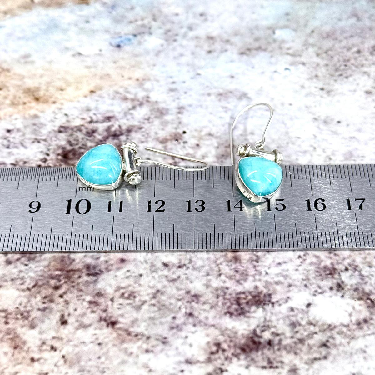 Gladiator Design Stone Earrings