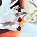Pink Tourmaline Triple Drop Pendant