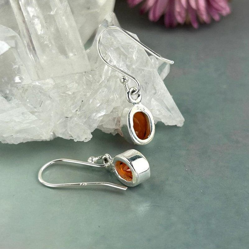 Classic Cut Carnelian Earrings